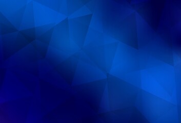 Light BLUE vector polygon abstract backdrop.