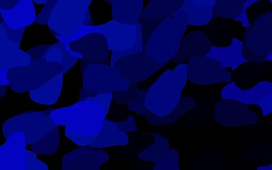 Obraz premium Dark BLUE vector texture with abstract forms.