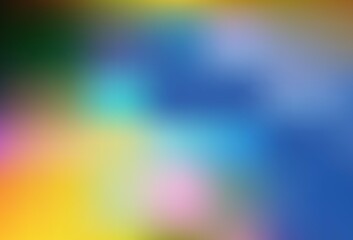 Light Multicolor vector blurred shine abstract template.