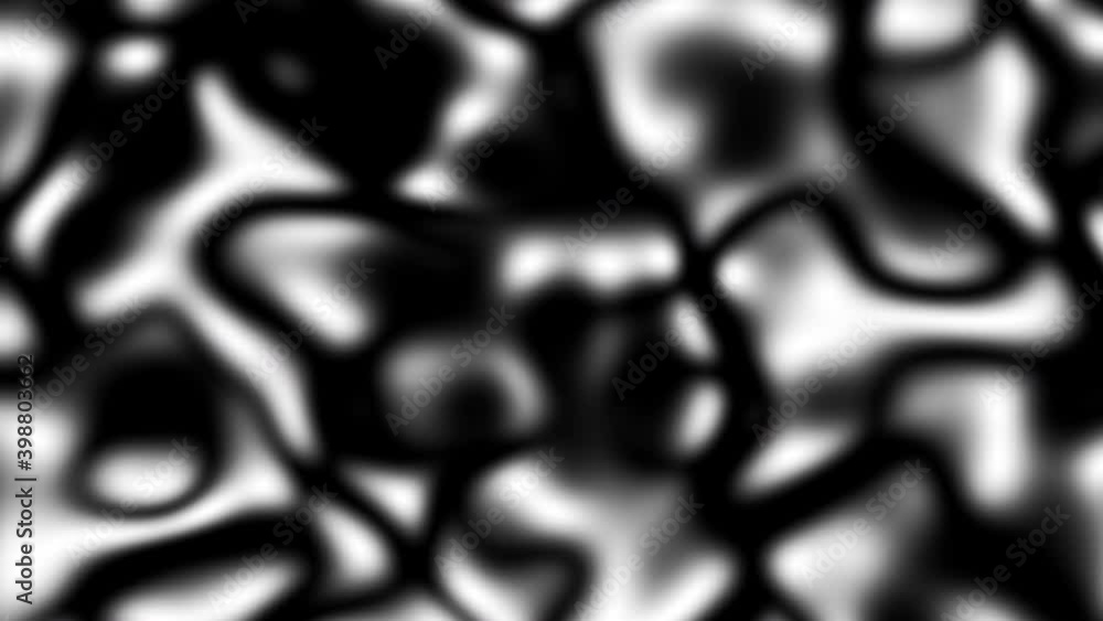 Fototapete computer generated wavy surface with lights and shadows. 3d rendering realistic backdrop with smooth