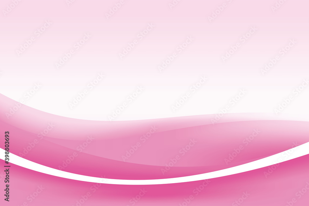 Poster abstract smooth pink wavy background design template vector, professional flowing pink mesh gradient