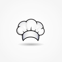 Chef hat logo vector