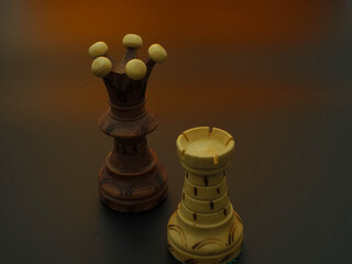 chess game concept for competition idea and strategy