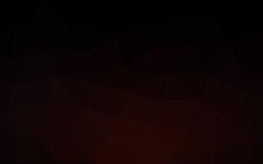 Obraz premium Dark Red vector shining triangular pattern. Colorful illustration in Origami style with gradient. Polygonal design for your web site.