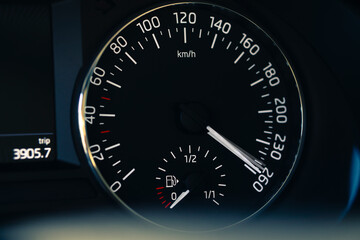 excessive speed indicating vehicle speed indicator.