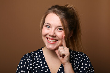 Portrait of a beautiful young woman