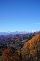 秋の大望峠からの眺め