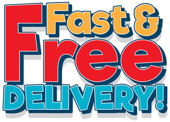 Text delivery banner on white background