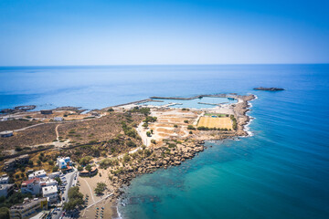Naklejka premium Paleochora, Chania beach area view