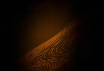 Fototapeta na wymiar Dark Brown vector blurred bright template.