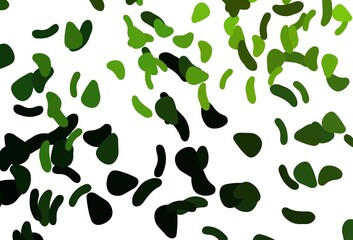 Light Purple, Pink vector template with memphis shapes.