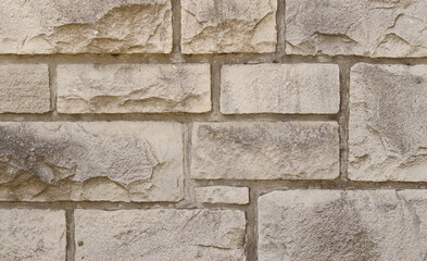 light stone bricks texture background