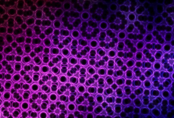 Dark Pink vector backdrop with dots.