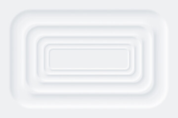 Abstract background neomorphism style. Rectangle shape