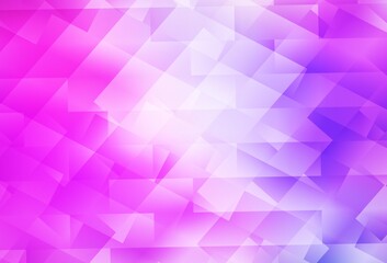Fototapeta premium Light Purple, Pink vector layout with lines, rectangles.