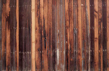Old Brown wood wall texture abstract background