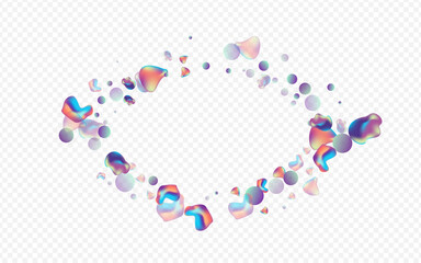 Hologram Liquid Plastic Vector Transparent 