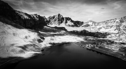 Fototapeta premium The Swiss Alps at Melchsee Frutt - travel photography
