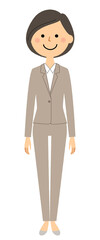 スーツの女性