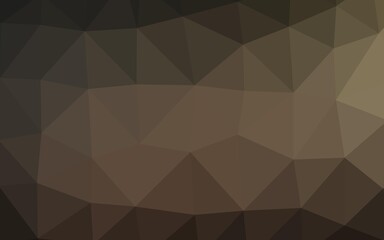 Obraz premium Dark Black vector abstract mosaic pattern. A sample with polygonal shapes. New texture for your design.