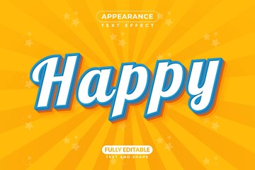 Happy Family Time Text Effect Style