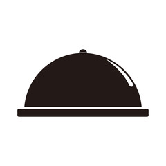Restaurant Cloche icon vector illustration symbol