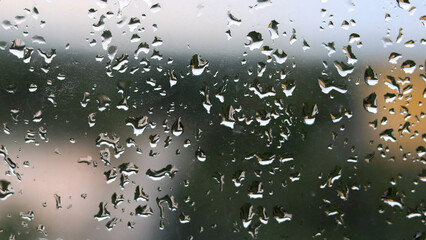 rain drops on window