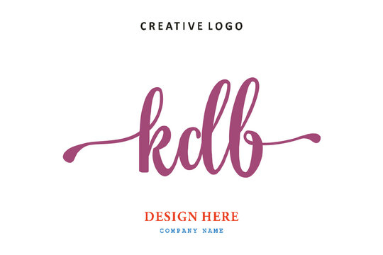 KDB lettering logo is simple, easy to understand and authoritative