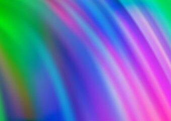 Light Multicolor, Rainbow vector template with bent lines. Shining crooked illustration in marble style. Marble style for your business design.