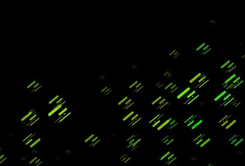 Dark Blue, Yellow vector template with repeated sticks.