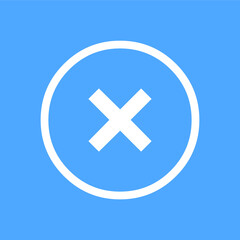 Obraz premium Close icon vector, Close button EPS10