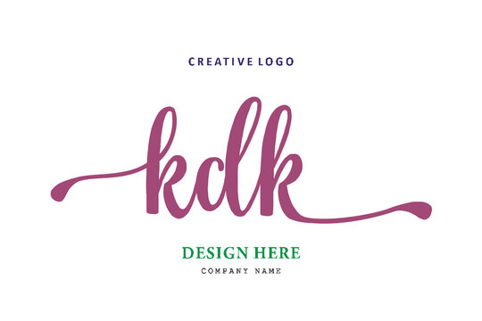 KDK lettering logo is simple, easy to understand and authoritative
