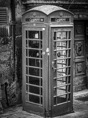 British phone booth in the city of Valletta