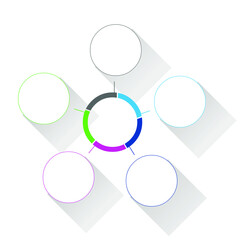 Flat vector Daigram for Activities EPS10