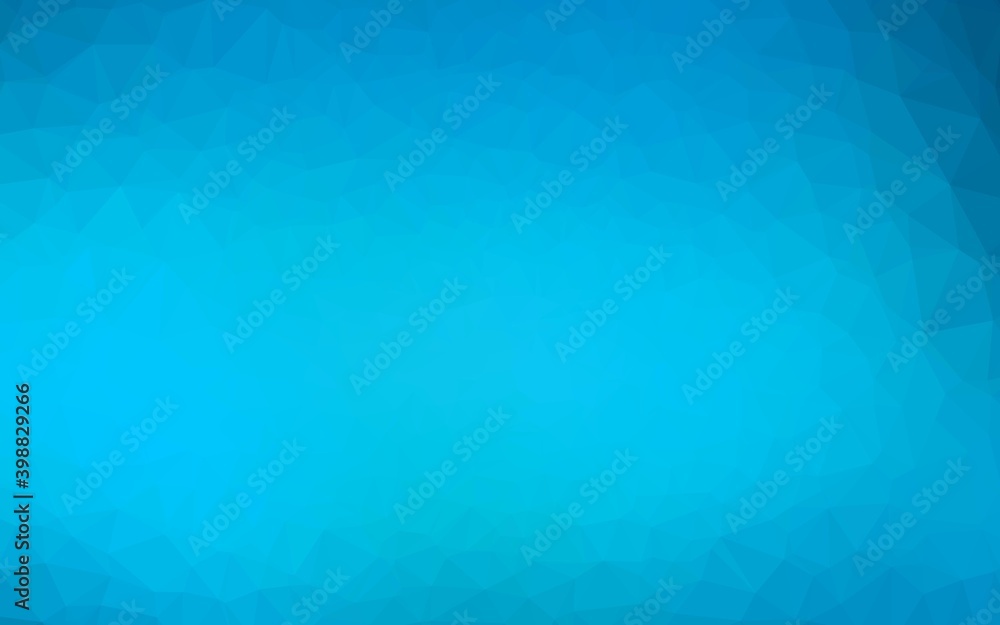 Poster light blue vector abstract polygonal layout. a sample with polygonal shapes. triangular pattern for 