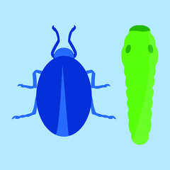 Flat vector icon for Insects EPS10