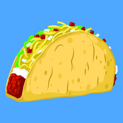 Flat vector icon for Junk food EPS10