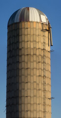 grain silos in the sky