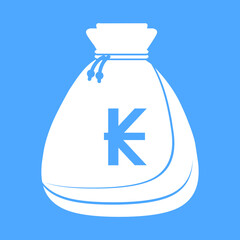 Money bag icon for Loo Kip EPS10