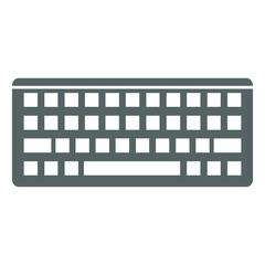 Obraz premium computer keyboard isolated on white background