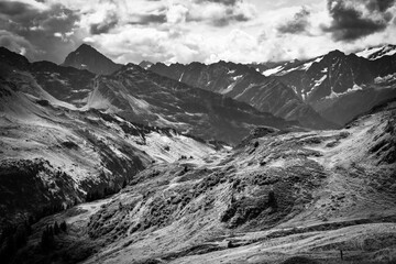 Obraz premium Wonderful spot for vacation in the Swiss Alps - travel photography