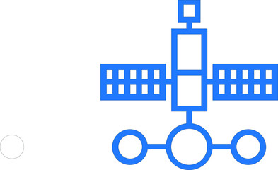 galaxy planet satellite space icon