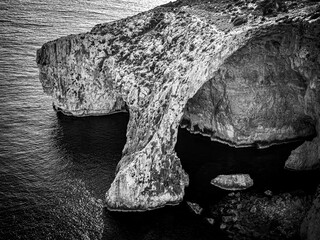 Blue Grotto is a famous landmark on the island of Malta