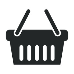 Shopping basket vector icon EPS10