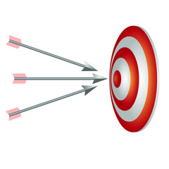Target vector illustration course objective EPS10