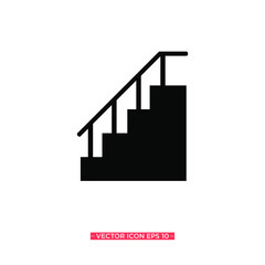 Stairs Icon Vector Illustration