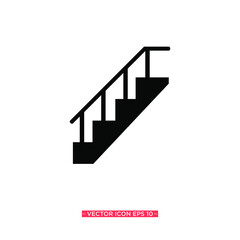Stairs Icon Vector Illustration