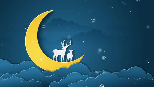2D Motion graphics Merry Christmas concept, Merry Christmas.