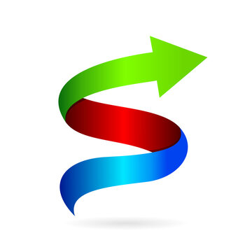 s arrow logo icon