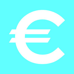 Obraz premium Vector icon for euro sign 